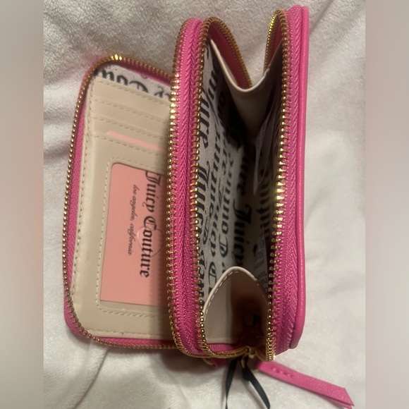 Juicy Couture COLORFUL LOVE MED DOUBLE ZIP AROUND wallet NWT - Picture 6 of 8